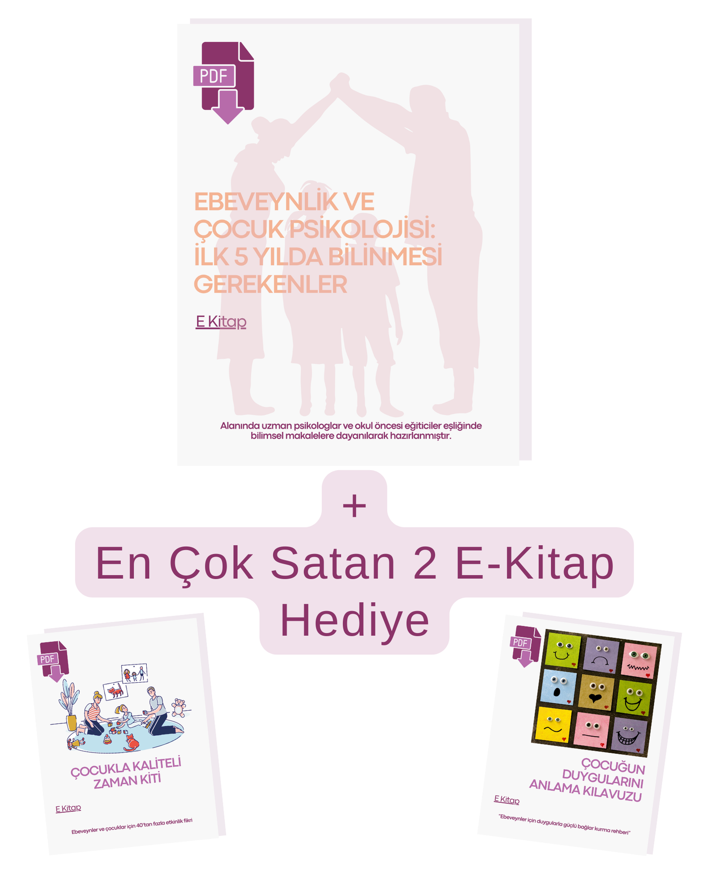 Ebeveynlik ve Çocuk Psikolojisi: İlk 5 Yılda.... + Hediye Kitaplar